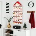 thumbnail image 4 of Xugoox Christmas Advent Calendar with Pocket, Wall Hanging Bag for Home Christmas Countdown Decoration, Christmas Decoration (Red), 4 of 8