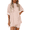 Beige, variant on EKOUAER Lounge Sets for Women 2 Piece Short Sleeve Tops and Shorts Summer Set Soft Comfy Pjs Sleepwear Tracksuit