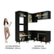 thumbnail image 5 of Madesa Gabinete de Cocina Integral Completa de Esquinero 332 cm Reims Negro 01, 5 of 8