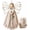 Type A, variant on Angel Fabric Hanging DIY Kit, HandmadeAngel Ornament Craft Kit, Macrame Wall Weaving Craft, Precut Fabrics & Buttons to Create Layered Wings,BeginnerAngel Doll Making Kit