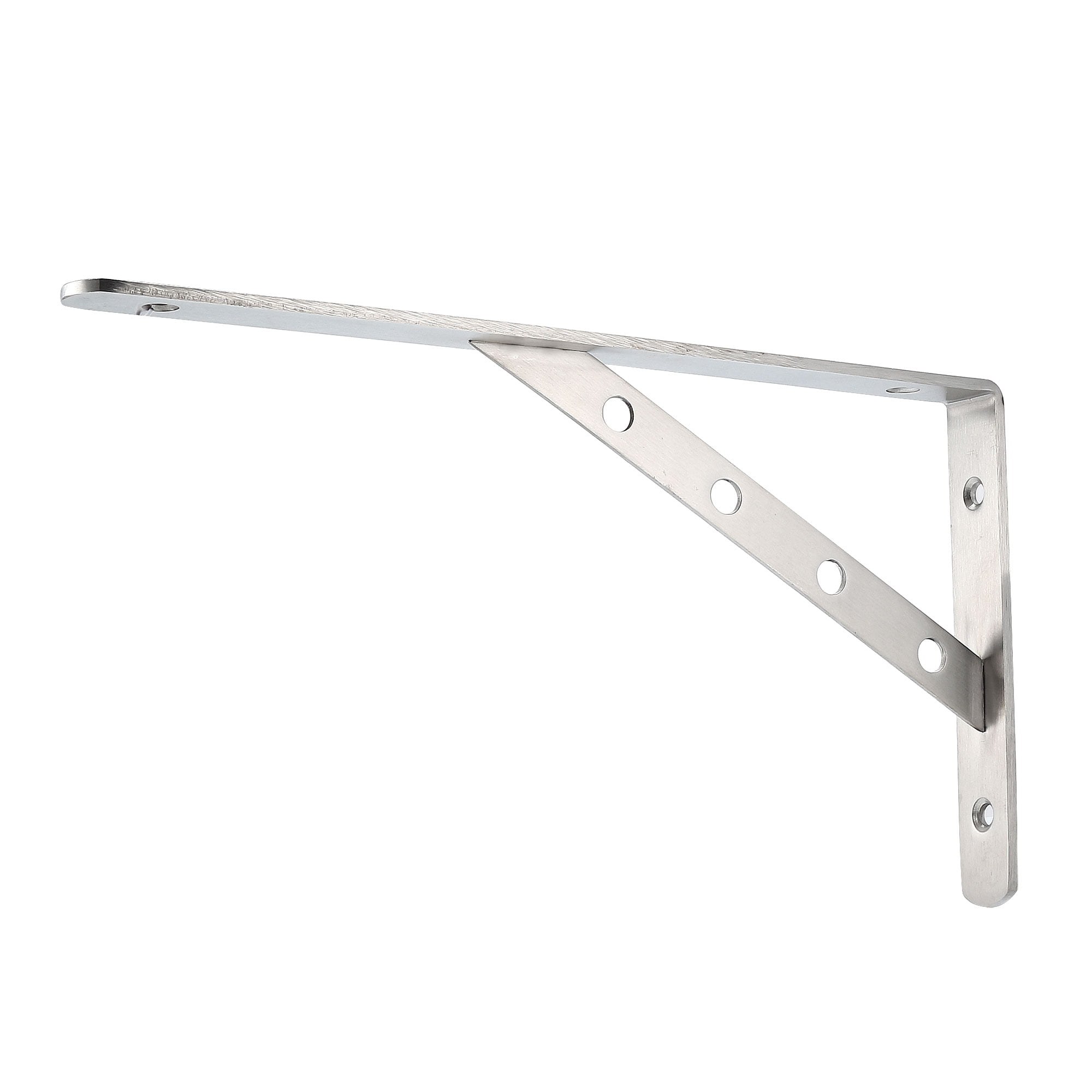 2Pcs/Set Heavy Duty Stainless Steel 6" 8" Angle Shelf Bracket Countertop Support 