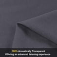 thumbnail image 3 of Speaker Mesh Fabric - Professional Dust Protection Cloth for KTV & Home Audio, 144"x54" Gray, 3 of 8