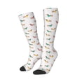 thumbnail image 2 of Balery Dachshund Dog Puppy Printed Novelty Socks Men's Women's Crew Socks Sports Socks Knee High Socks Cotton Socks Quirky and Cool Socks, 2 of 9