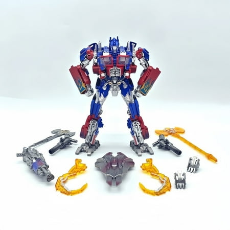 6.7-Inch Transformer Studio Series 05 Voyager Class Movie 2 Optimus Prime Red Flying Wing Pillar Action Figure,TW-1022EX (Premium Edition) with Weapons Pack