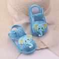thumbnail image 5 of Bueautybox Baby Girl Boy Summer Cartoon Elephant Pattern Soft Sole Shoes Toddler Sandals, 5 of 6