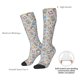 thumbnail image 4 of Fotbe Summer Time With Gnome Calcetas Divertidas Estampadas para Hombre y Mujer, Calcetas de Algodón hasta la Rodilla para Caminar, Correr, Enfermería y Embarazo, 4 of 6