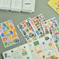 thumbnail image 4 of Pegatinas planas de la serie Animal Friends, pegatinas sin costuras, material decorativo para tarjetas adhesivas, papelería, libros de mano, 4 of 6