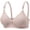 Light Gray, variant on Bras for Older Women Summer Breathable V Neck Wireless Push Up Bralettes Comfortable Everyday Bra