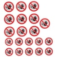 thumbnail image 1 of 20 Pcs Panneaux d'Avertissement Auto-Adhésifs, 1 of 8