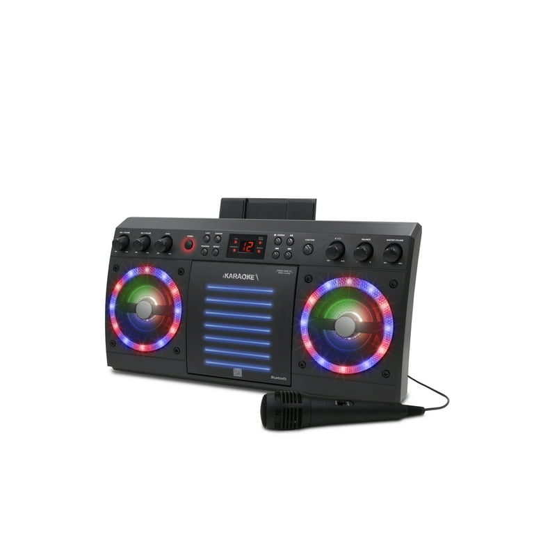 iKaraoke KS303B-BT Bluetooth CD&G Karaoke System with Multi