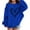Blue, variant on Heart Print Sweatshirt for Girls Cute Oversized Long Sleeve Sweaters Preppy Crewneck Tween Girls Trendy Clothes
