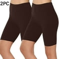 thumbnail image 2 of Chbgutlmr 2pc Athletic Shorts for Women Workout Slim Elastic High Waisted Solid Color Running Shorts Sport, 2 of 9