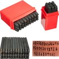 thumbnail image 4 of 36 Pcs Outil de Perforation en Acier Lettres Outil Professionnel en Cuir Outil à Main pour Impression, 4 of 6