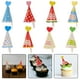 thumbnail image 2 of 36 mini adornos para pasteles con forma de cono de cumpleaños, ideales para decorar cupcakes y pasteles. Perfectos para baby showers y otras ocasiones especiales., 2 of 7