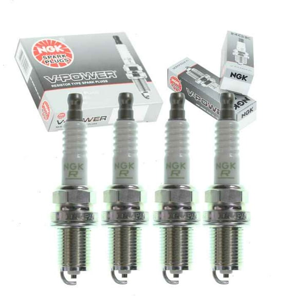4 pc NGK V-Power Spark Plugs compatible with Pontiac Wave5 1.6L L4 2005-2007