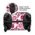 thumbnail image 4 of Xecao Tulips Flowers print Elastic Luggage Cover, with double-sided print , is perfect for travel, business, and daily use, 4 of 9