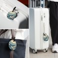 thumbnail image 6 of Seagull 2Pcs PU Leather Round Luggage Tags with Privacy Cover and Name ID Tag for Suitcase, Handbags, Backpacks, School Bags, 6 of 6