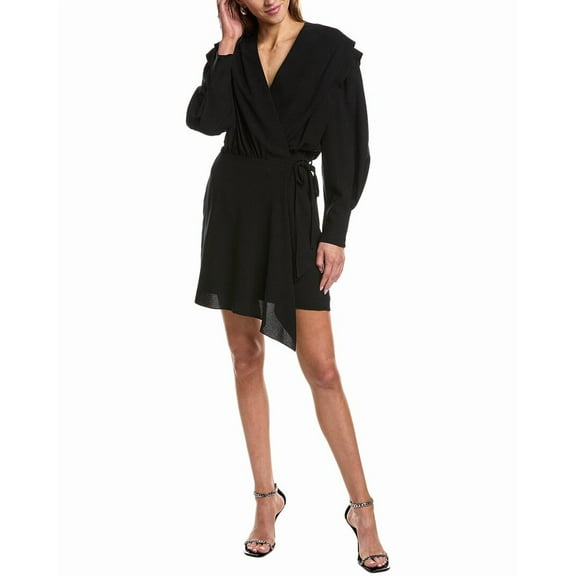 IRO womens Rixton Mini Dress, 38, Black