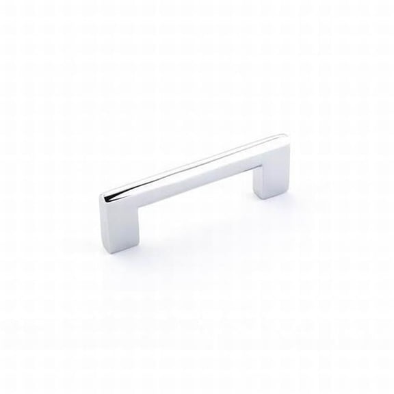 3.5 in. Center to Center Trail Cabinet Pull, Bright Chrome