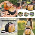 thumbnail image 6 of Bulopur Girls 17 Inch Backpack Set, 4 Piece Sunflower Horse Print School Bookbag with Lunch Box, Water Bottle Holder and Pencil Case for Elementary, 6 of 8