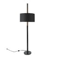 thumbnail image 3 of Lumisource Noah Mid-Century Modern Floor Lamp, Walnut/Marble, 3 of 7