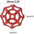 thumbnail image 2 of Manija metálica para grifo exterior, volante de hierro fundido, 58 mm, 2 of 8