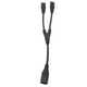 thumbnail image 3 of IEC320 C8 A Dos Cables De Alimentación IEC320 C7, Cable De Alimentación IEC320 C7 Resistente Al Agua Reforzado 2,5 A/250 V Seguro Para Impresoras, 3 of 8
