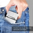 thumbnail image 6 of Vitdipy Cigarette case, pack of 3 metal cigarette boxes with magnetic closure, cigarette case made of aluminum, reinforced plastic housing and snap-in function, 6 of 6