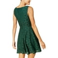 thumbnail image 2 of City Studios Womens Juniors   Lace Overlay Mini Fit & Flare Dress, 2 of 2