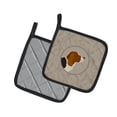 thumbnail image 2 of Basset Hound In the Kitchen Pair of Pot Holders, 2 of 3