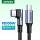 thumbnail image 2 of UGREEN 100W USB C a tipo C Cable juegos ángulo PD cargador de carga rápida Cable de datos para Macbook Samsung Xiaomi POCO Cable USB Tan Jianjun  unisex, 2 of 2