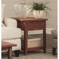 thumbnail image 2 of Alaterre Meuble Table d'Appoint Style Cottage Rustique Rouge Finition Antique, 2 of 6