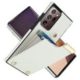 thumbnail image 2 of Wallet Case for Samsung Galaxy Note 20 Ultra, Vintage Premium PU Leather Ultra Slim Case with Card Holder, Protective Anti-drop Magnetic Clasp Phone Case for Galaxy Note 20 Ultra, White, 2 of 7