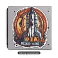 thumbnail image 3 of Decal Skin for PS4 Slim / PS4 Pro / PS4, Whole Body Vinyl Sticker Cover for Playstation 4 Console and Controller (Rocket-1), 3 of 5