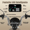 thumbnail image 4 of Motobici Electrica HONEY WHALE U3 Pro Negro, 4 of 8