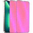 thumbnail image 1 of Chenchen 2PCS Anti-Blue Privacy Tempered Glass Mirror Anti-Spy Screen Protector Anti-Peeping Film Compatible with iPhone 13/13 Pro,6.1 inch Electroplated Colorful, 1 of 1