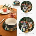 thumbnail image 3 of SKYSONIC 2 pcs Soldier Nutcracker Toy Rabbit Pot Holders Trivets, Heat Resistant Trivets,Christmas Tree Cotton Thread Weave Mats for Hot Pads Pans Pot Bowl Teapot, 3 of 7