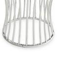 thumbnail image 5 of Home Square Round Glass Top End Table in Chrome Finish - Set of 2, 5 of 6