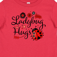 thumbnail image 4 of Inktastic Ladybug Hugs with Cute Ladybug and Flowers Boys or Girls Baby T-Shirt, 4 of 5
