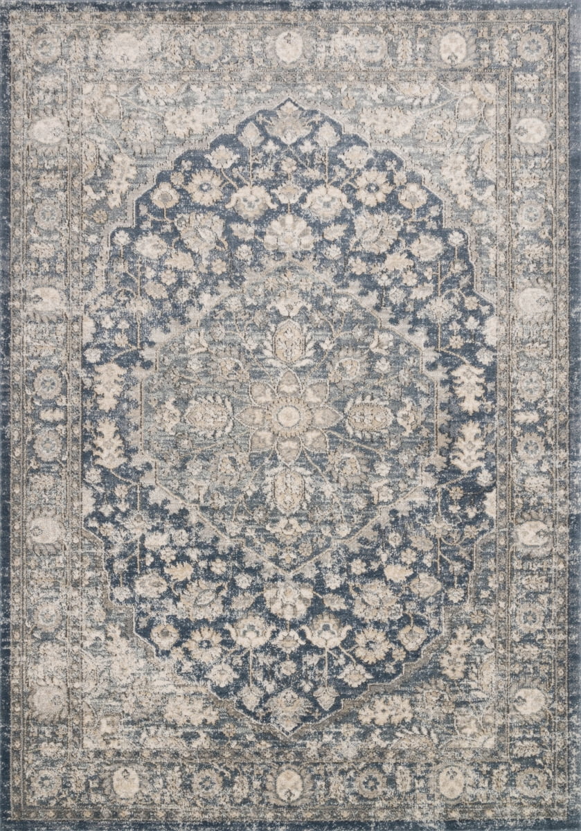Loloi Teagan Denim / Mist 6'-7" x 9'-2" Area Rug