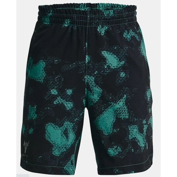 Boys' Project Rock Woven Printed Shorts Size YXS