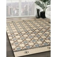 thumbnail image 2 of Ahgly Company Indoor Rectangle Abstract Dark Almond Brown Abstract Area Rugs, 2' x 5', 2 of 6
