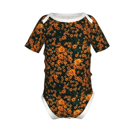 

Coaee Daisies for Soft Baby Short-Sleeve Bodysuit Baby Climbing Clothes Baby Girls Boys Bodysuit Romper-18 Months