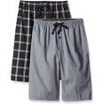thumbnail image 1 of Hanes Short de Pyjama Tissé pour Hommes Lot de 2, Noir, 5TG, 1 of 1