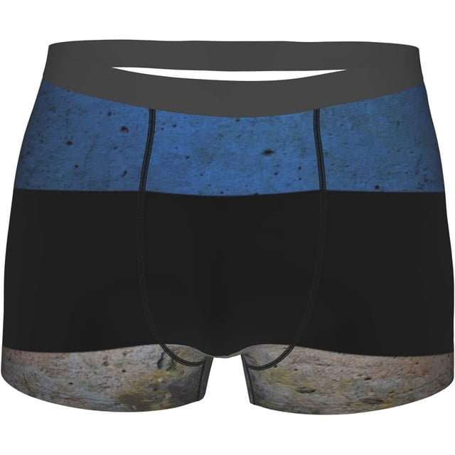 SEVEBJ boxeur-Briefs Drapeau d'Estonie pour Hommes