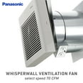thumbnail image 4 of Panasonic FV-08WQ1 WhisperWall Ventilation Fan, Quiet Air Flow, Long Lasting, Easy to Install, 4 of 7