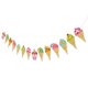 thumbnail image 5 of Colorido Forma de Helado Bandera de Tiro Banderas de Papel Decorativas Tema de Verano Pull Garland Party Bunting para Fiesta Banquete, 5 of 7