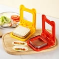 thumbnail image 2 of Shoreew Sandwich Cutter And Sealer Pocket Sandwiches Maker Stainless Steel Blades Sandwich Cutting Tools for Kids, 2 of 7