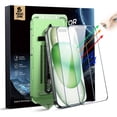 thumbnail image 1 of Protector de pantalla MAGIC JOHN para iPhone 15/16 de 6.1 pulgadas, paquete de 2, 1 of 8