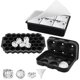 thumbnail image 1 of 3-pack silicone ice molds, BPA-free ice trays with lid and funnel, suitable for beer, whiskey, chilled drinks, 6+6., 1 of 5